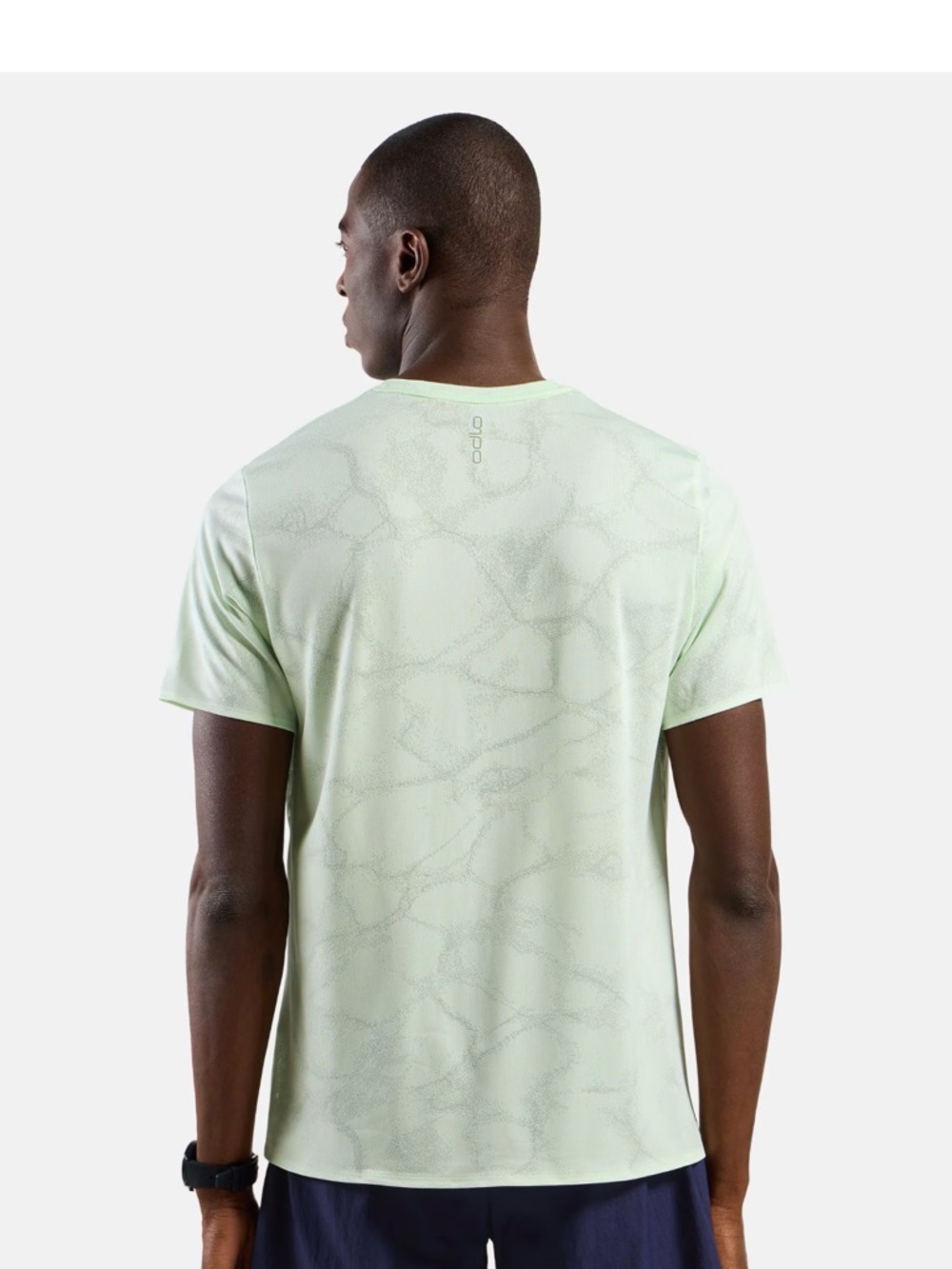Odlo Men’s Mint Short Sleeve Tech Tee - Picture 2 of 8